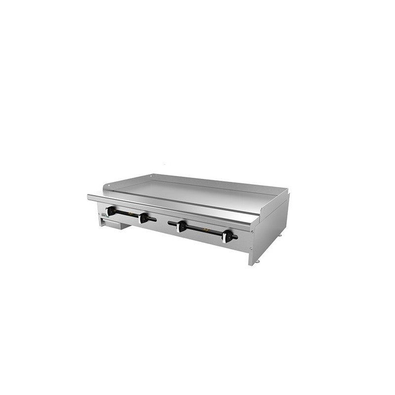 AETG-60-H-ASBER-PLANCHA LISA TERMOSTATICA A GAS CON PLACA DE 1" - RESTAURANT LINE