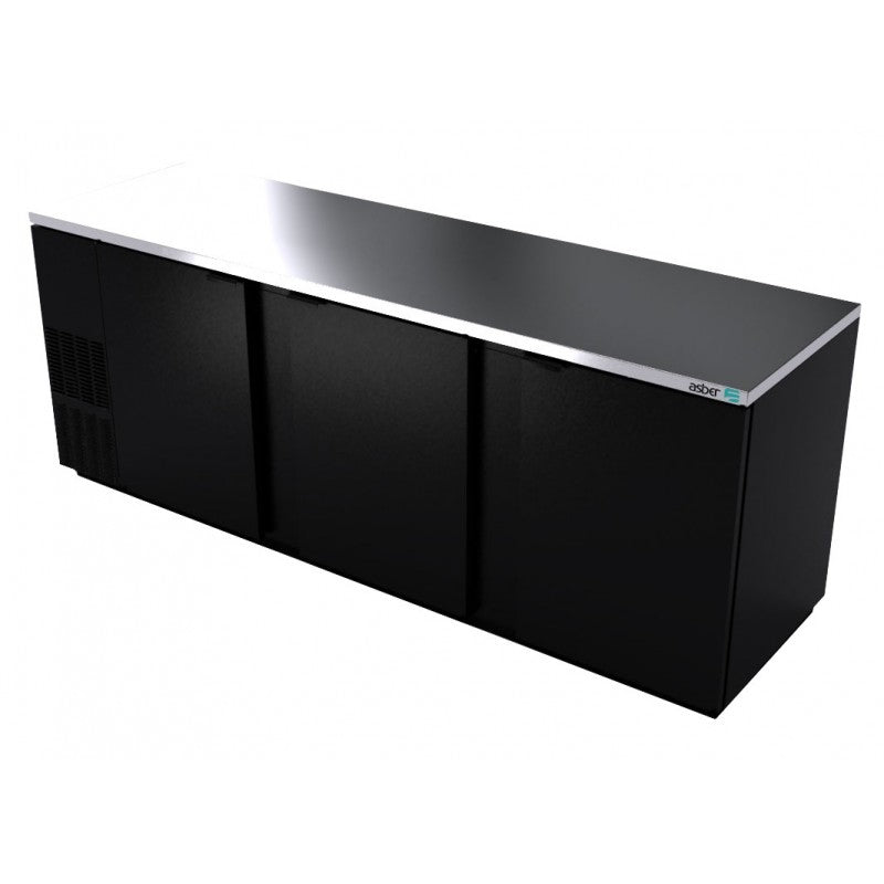 ABBC-94 HC-ASBER-REFRIGERADOR DE CONTRA BARRA EN VINYL NEGRO