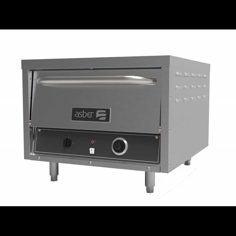 AEPO-36-ASBER- HORNO PIZZERO A GAS CON 2 PARRILLAS Y GUIA CON 3 POSICIONES - RESTAURANT LINE