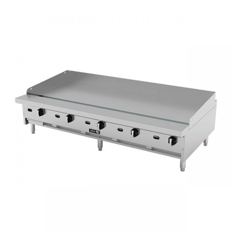 AETG-72-H-ASBER-PLANCHA LISA TERMOSTATICA A GAS CON PLACA DE 1" - RESTAURANT LINE.