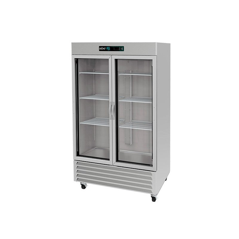 ARF-37-G HC-ASBER-CONSERVADOR DE CONGELADOS 2 CUERPOS PROFESSIONAL LINE - 2 PUERTAS DE CRISTAL. R-290