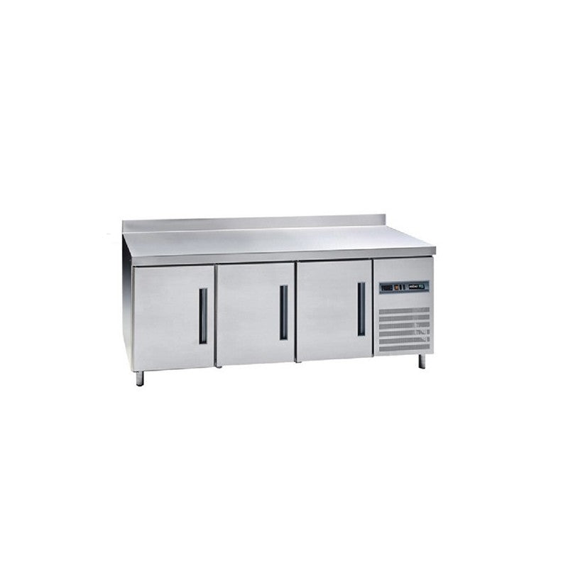 ASTF-79-ASBER-MESA PARA CONSERVACION DE CONGELADOS DE TRABAJO - 600 MM. DE PROFUND. - RESPALDO/LAMBRIN DE 100 MM. DE ALTURA. R-404 A