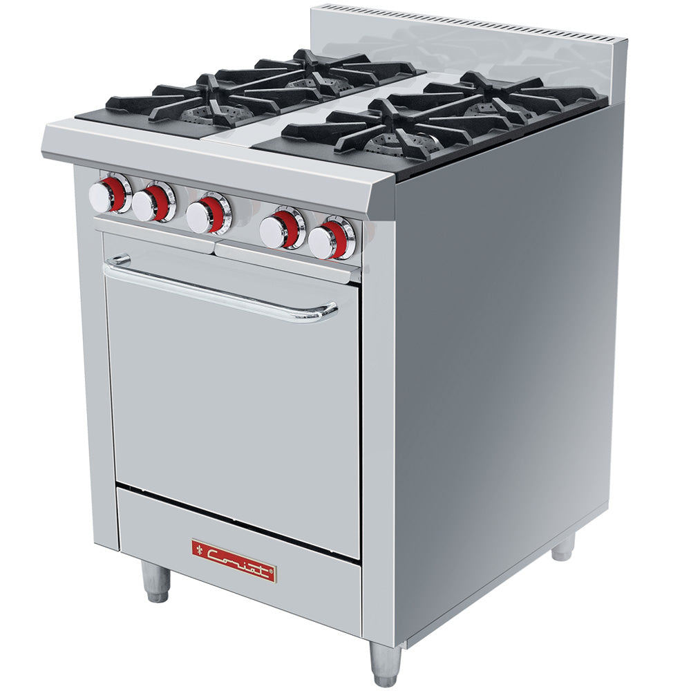 Coriat EC-4-HM MASTER Estufa Multiple 4 Quemadores Abiertos con Horno