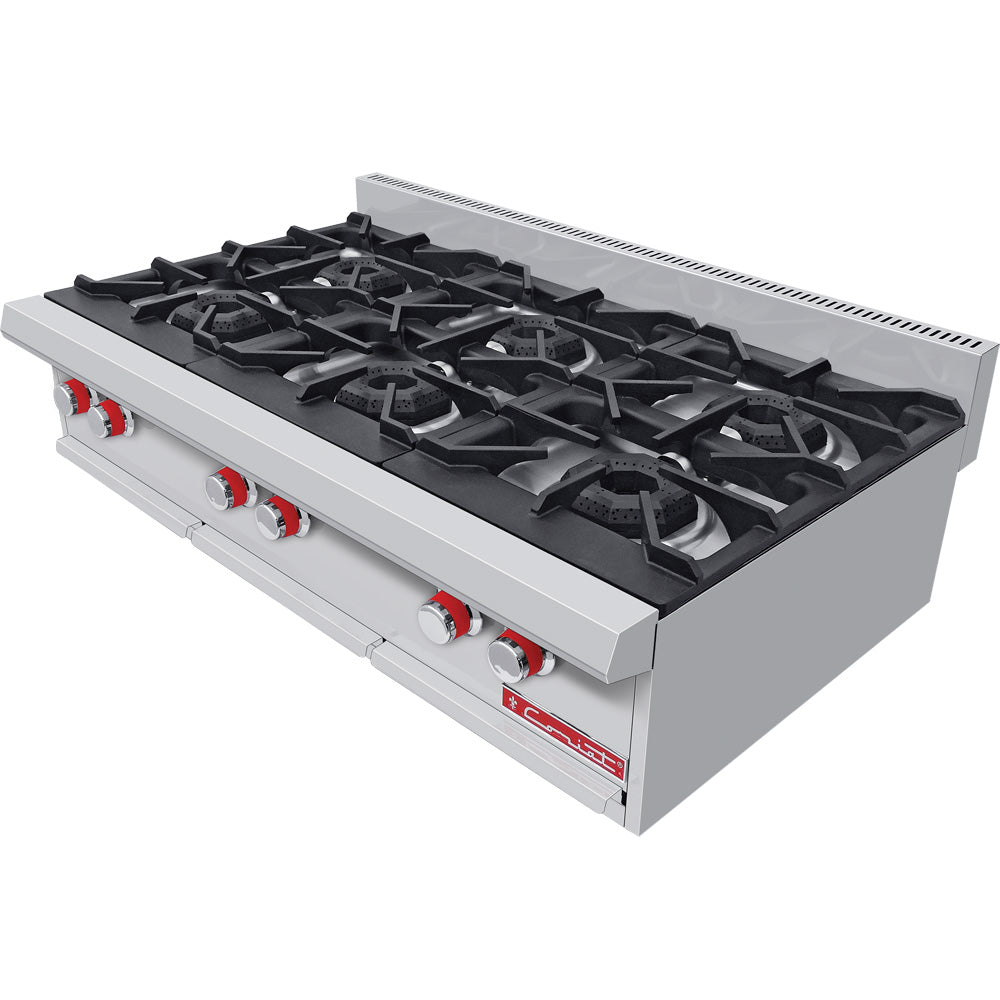 Coriat PCV-6 HD HEAVY DUTY Parrilla 6 Quemadores Abiertos