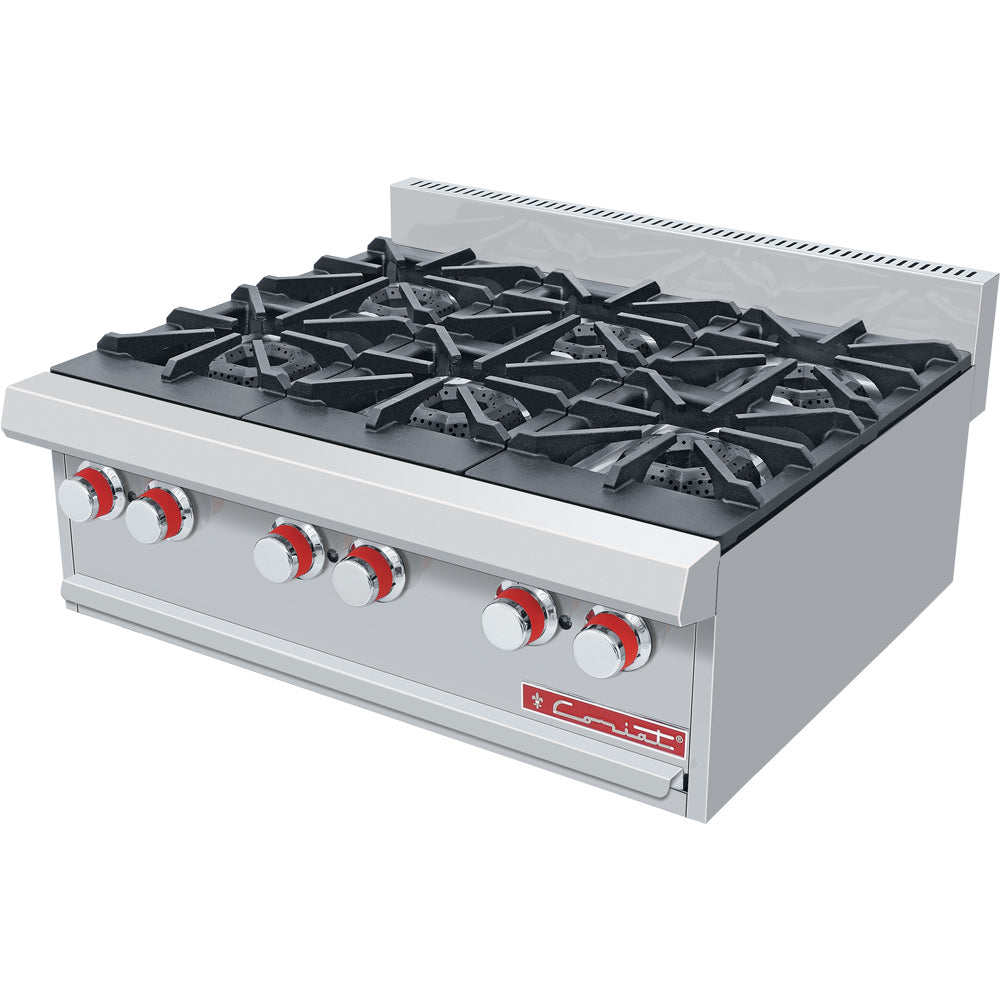 Coriat PCV-6 MASTER Parrilla 6 Quemadores Abiertos