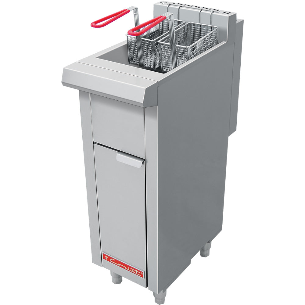 Coriat TURBO-10-2Q PETIT Freidora 1 Tina 13 Litros 2 Quemadores a Gas