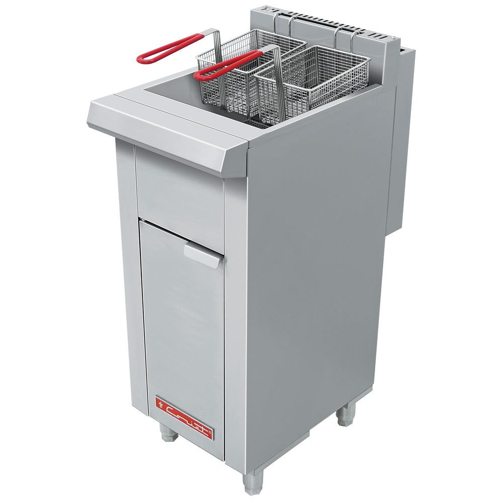 Coriat TURBO-12.5-3Q PETIT Freidora 1 Tina 15.5 Litros 3 Quemadores a Gas