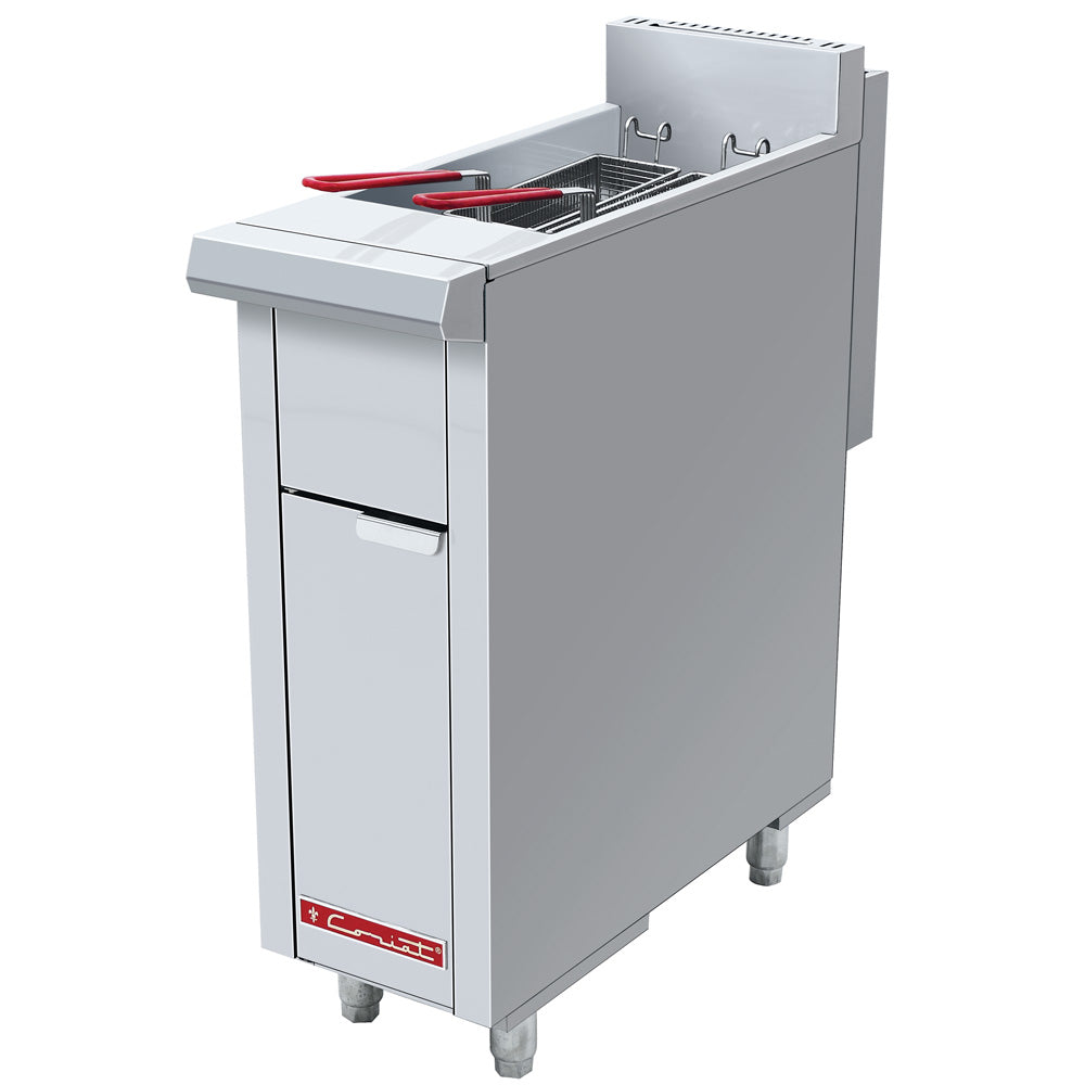 Coriat TURBO-16-2Q MASTER Freidora 1 Tina 19 Litros 2 Quemadores a Gas