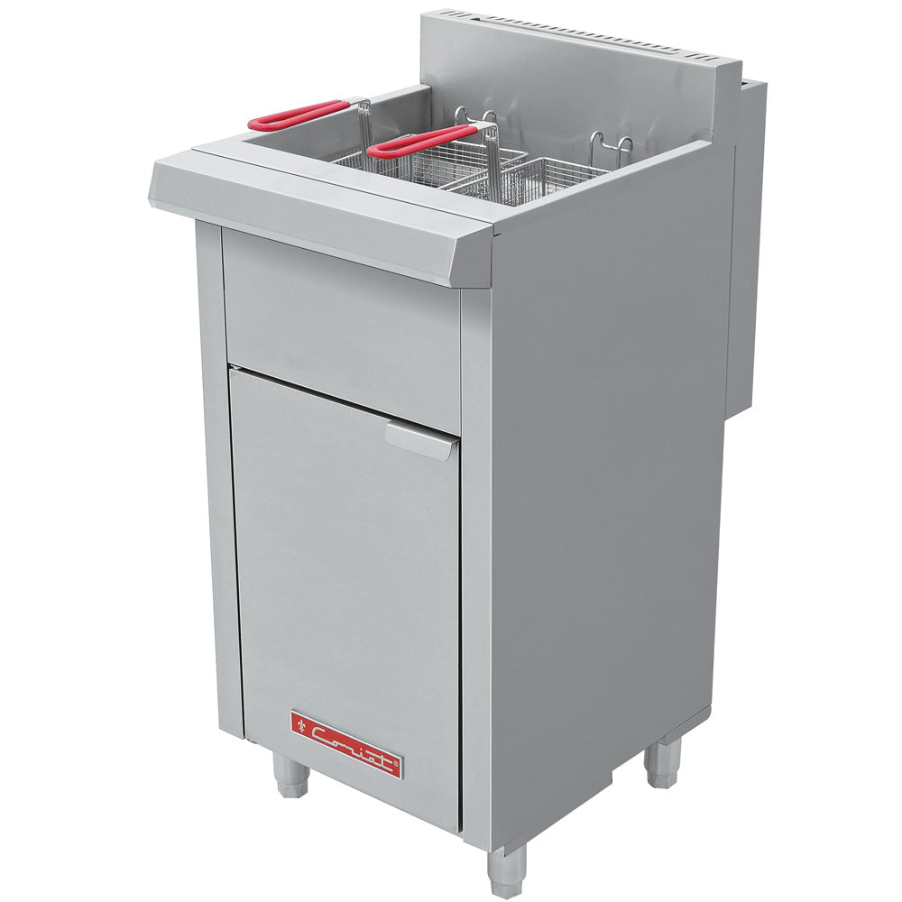 Coriat TURBO-17-4Q PETIT Freidora 1 Tina 20 Litros 4 Quemadores a Gas