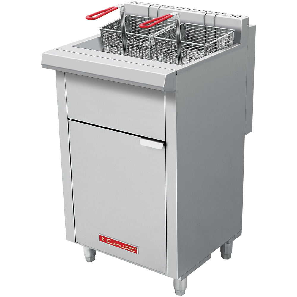 Coriat TURBO-19-5Q PETIT Freidora 1 Tina 22 Litros 5 Quemadores a Gas