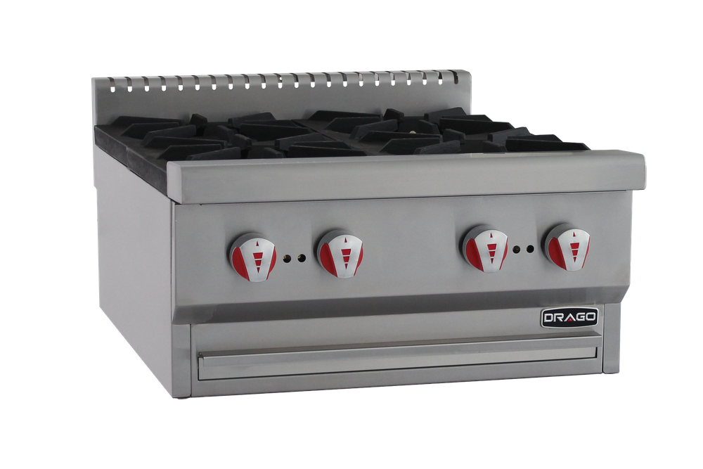 Drago PARRILLA A GAS DE 4 QUEMADORES- CG-40