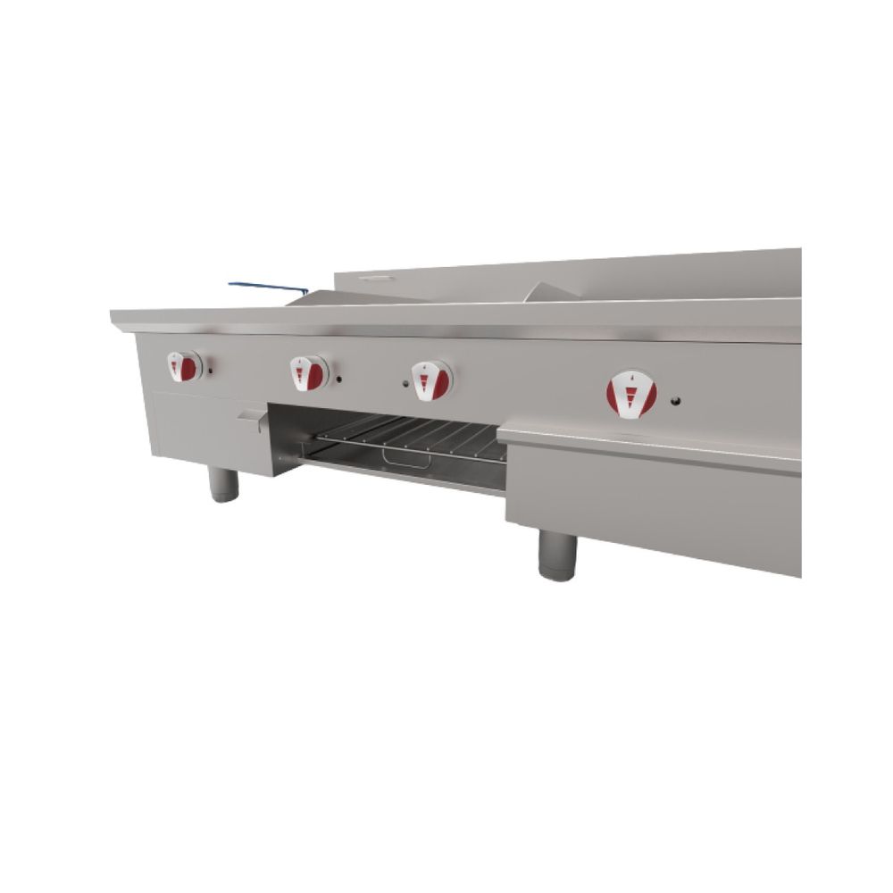 Drago ESTUFA UNIVERSAL DE GAS CON PARRILLA, FREIDORA, PLANCHA, ASADOR Y GRATINADOR- UNIVERSAL MD